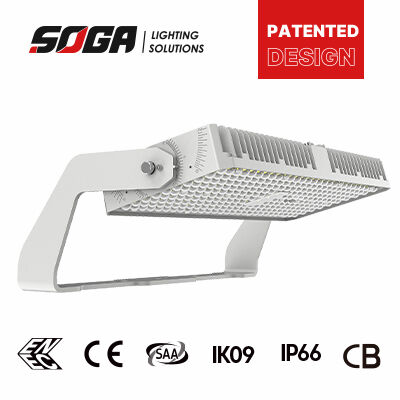 Installation 1 pièce de vis φ20 avec rondelle pour éclairage sportif intérieur LED avec driver MOSO et LED Osram Samsung pour la performance